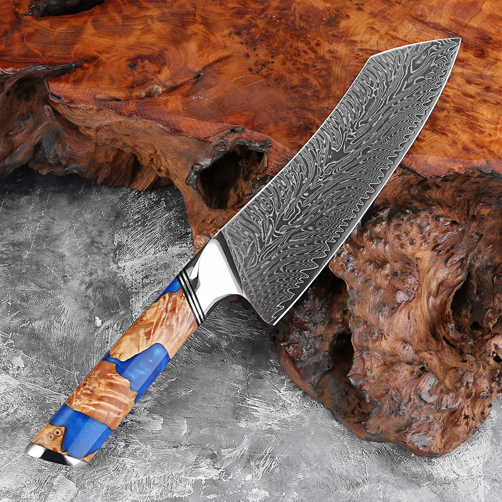 XITUO Damascus Chef Knife Set – 67-Layer VG10 Steel, 1–9 Pcs Damascus Knife Set Axl
