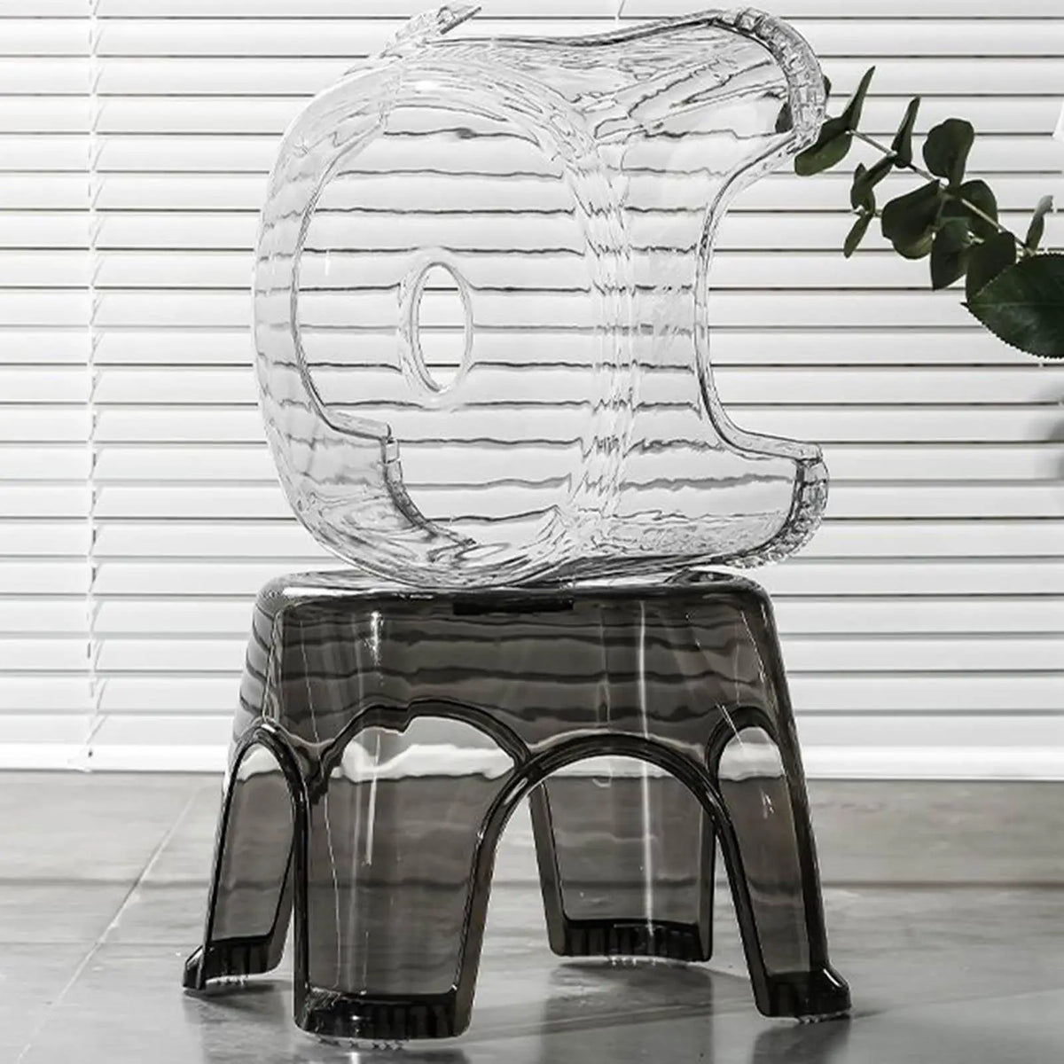 Clear Shower Foot Stool – Waterproof PP Bath Seat Shower Foot Stool Axl