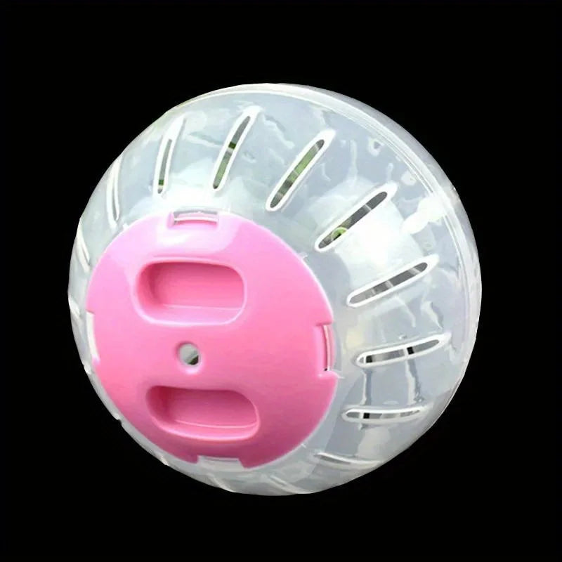 Hamster Exercise Ball – Transparent Running Ball for Small Pets Small Pet Exercise Ball Axl Pink-10cm