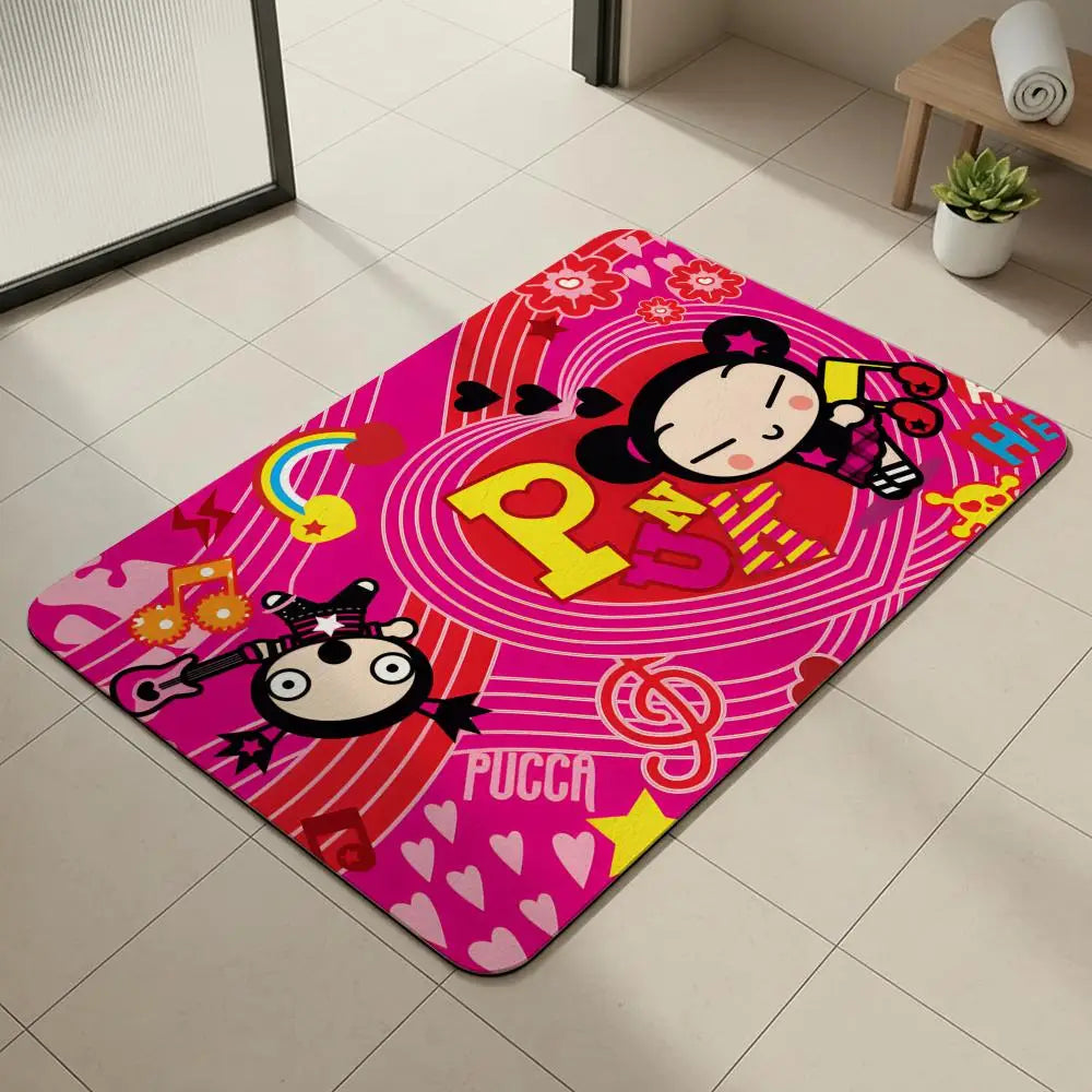 Pucca Diatomite Bath Mat – Quick Dry, Non-Slip & Absorbent Diatomite Bath Mat Axl White5 40x60cm