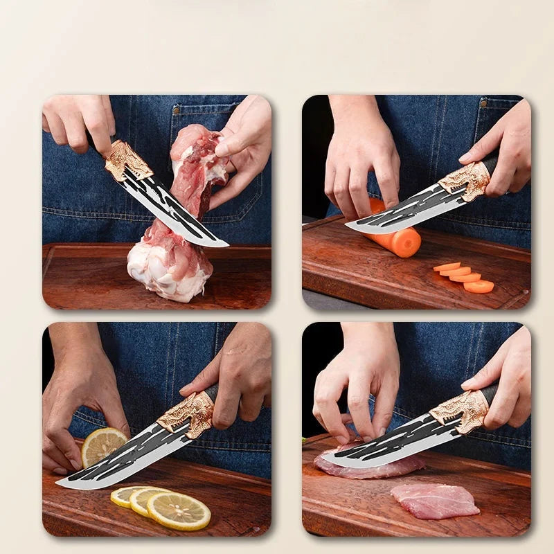 Stainless Steel Multi-Purpose Butcher & Boning Knife Kitchen Knife Axl
