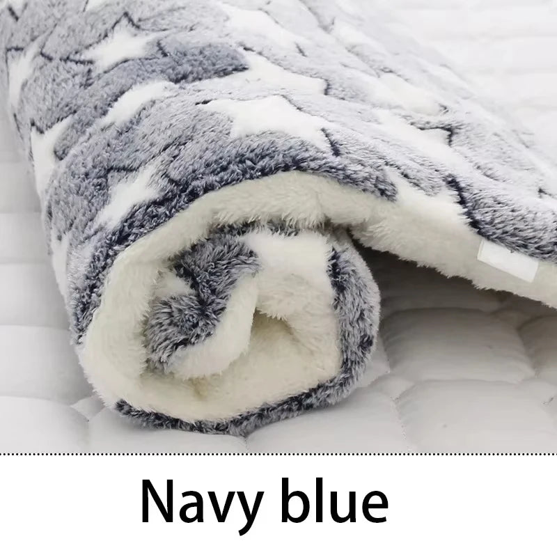 KEMORELA Flannel Pet Sleeping Mat – Dog & Cat Bed Cushion Pet Sleeping Mat Axl C S 49X32CM