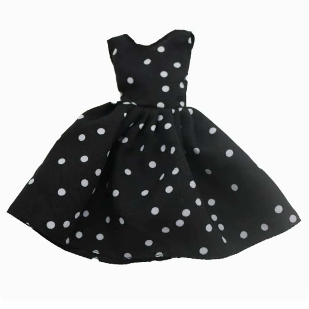 Handmade Doll Clothes Floral & Polka Dot Dresses for 30cm Dolls Doll Clothes Axl 3