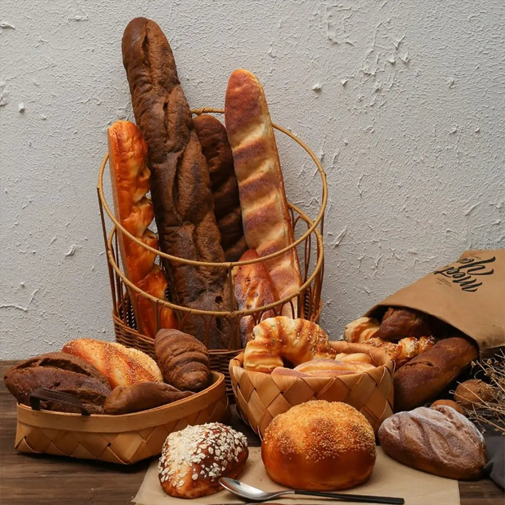 Artificial French Baguette Model – Bakery Decor & Kitchen Prop Decorative Bread Model Axl
