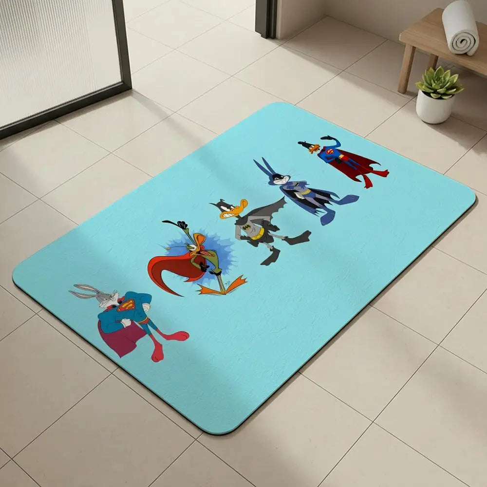 Woody Woodpecker Diatomite Bath Mat – Quick Dry & Non-Slip Diatomite Bath Mat Axl White6 50x80cm