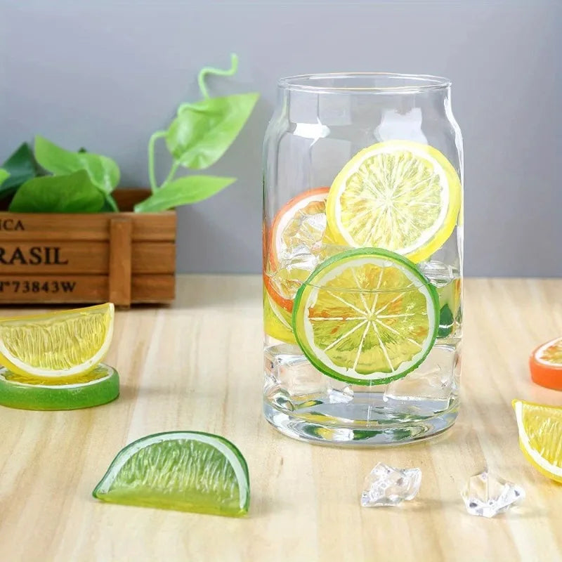 10 Pcs Artificial Lemon Slices – Fake Fruit Décor & Photo Props Artificial Fruit Decor Axl