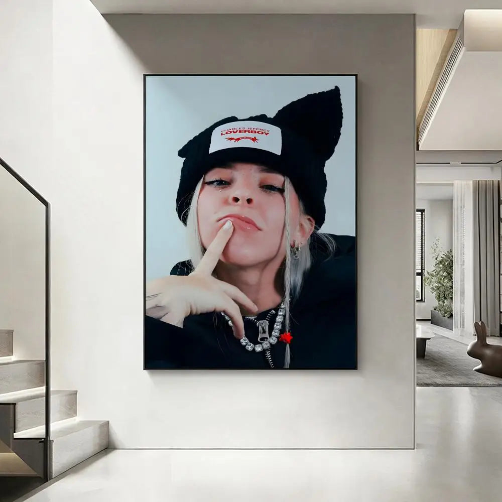 Y-Young M-Miko HD Poster – Aesthetic Wall Art Home Decor Wall Art Poster Axl White12 50X70cmNoframe