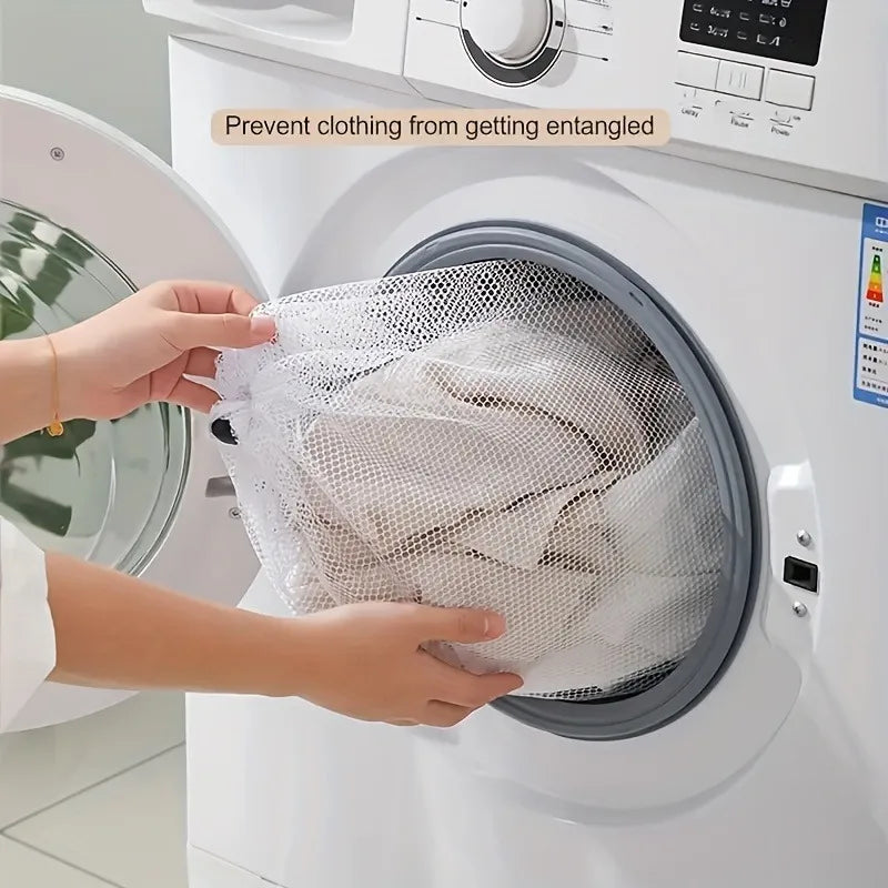 Mesh Laundry Bag with Drawstring – Durable Polyester & Reusable Mesh Laundry Bag Axl