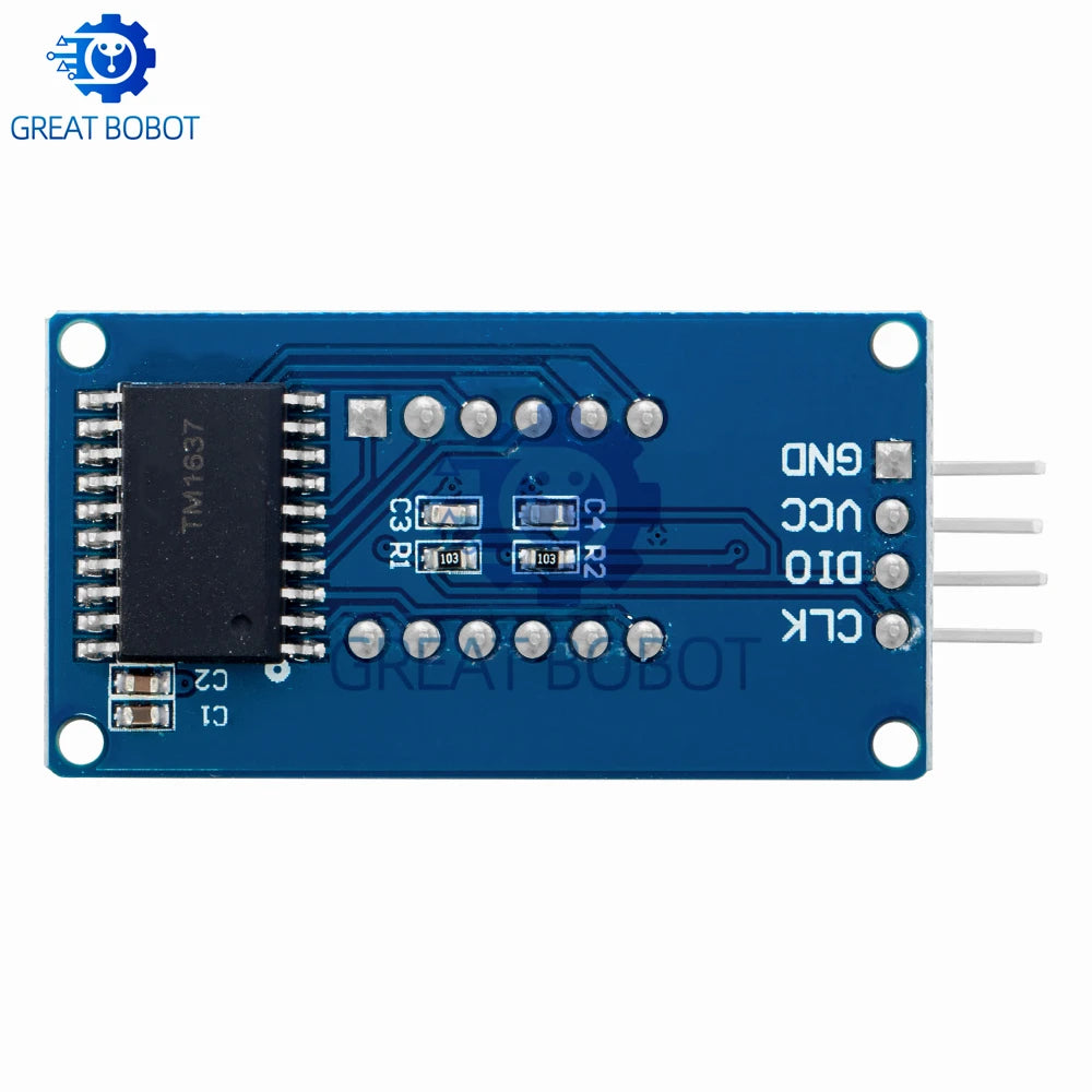 TM1637 4-Digit 7-Segment LED Display Module for Arduino LED Display Module Axl