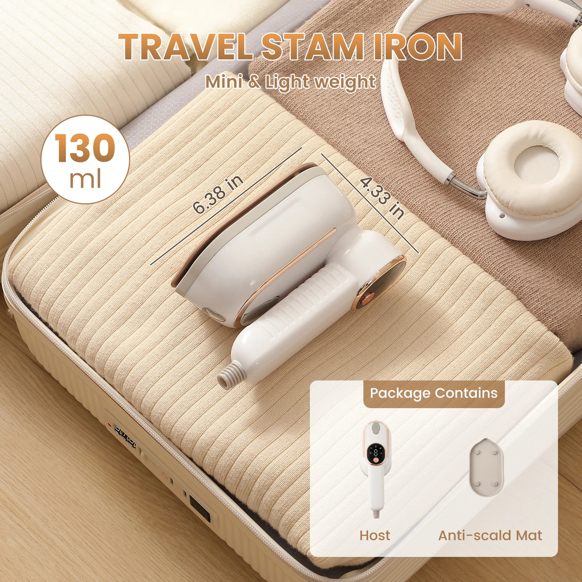 BALASHOV Portable Handheld Steam Iron & Garment Steamer Handheld Garment Steamer Axl