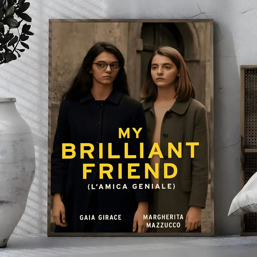 My Brilliant Friend TV Poster – Self-Adhesive Wall Sticker Wall Art Poster Axl White09 21X30cmNoframe