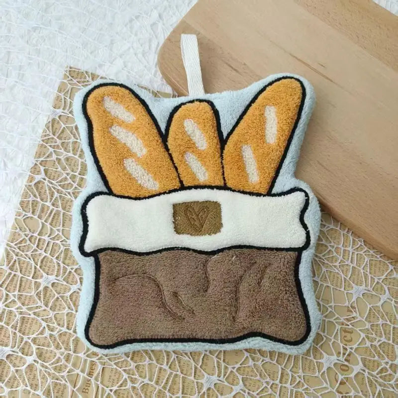 Cute Puppy Cartoon Hand Towel – Quick-Dry Coral Fleece Cartoon Hand Towel Axl A9