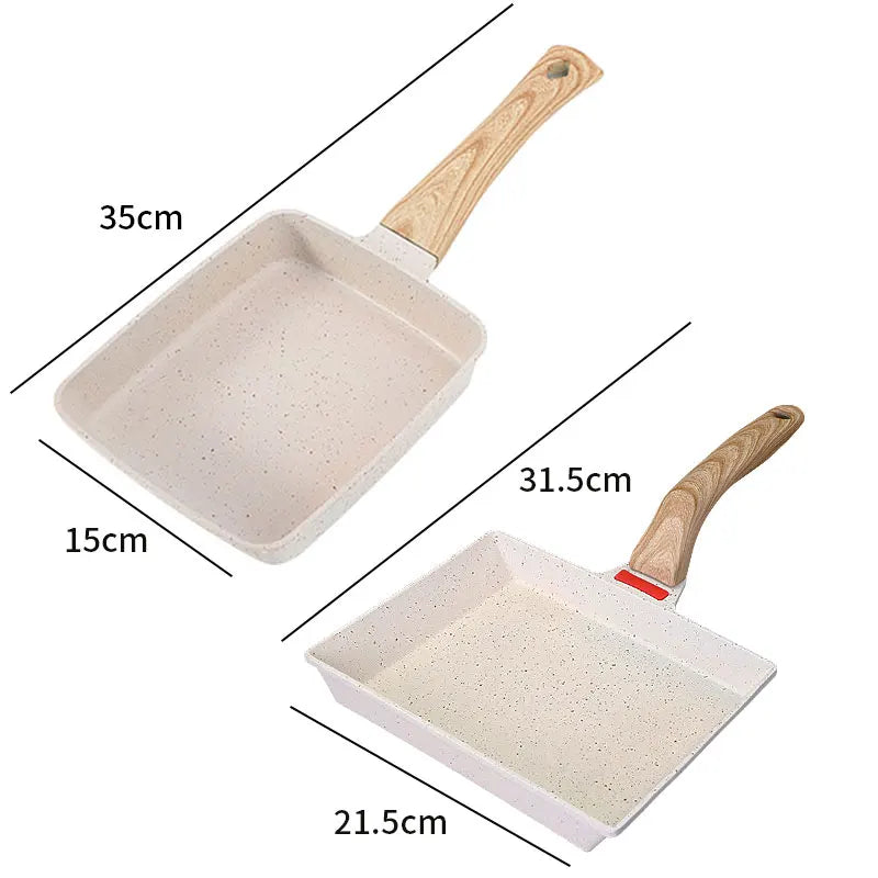 Nonstick Tamagoyaki Pan – Japanese Omelette Egg Frying Pan Egg Frying Pan Axl