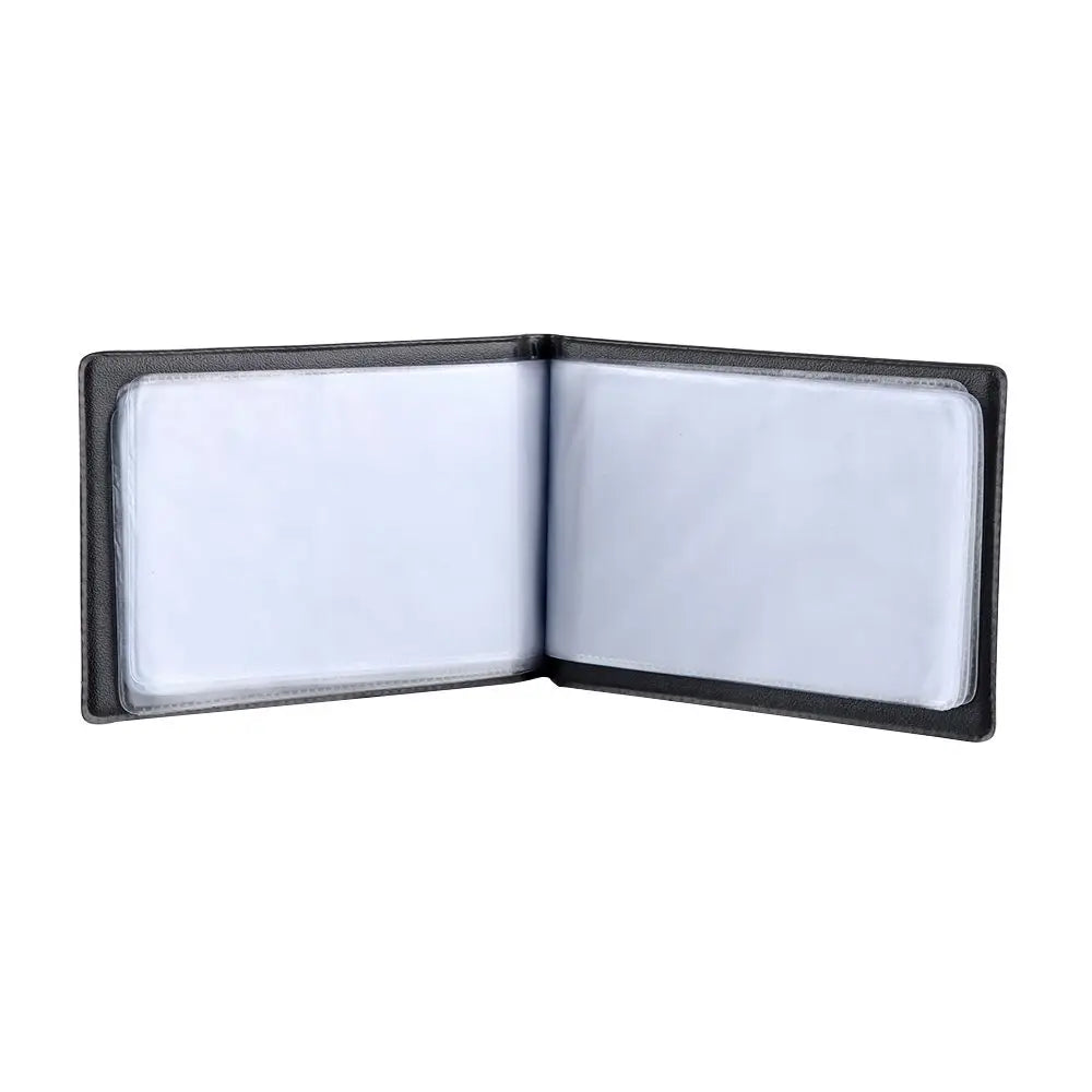 Faux Leather Card Holder Book – 40 to 300 Cards Organizer Card Holder Book Axl