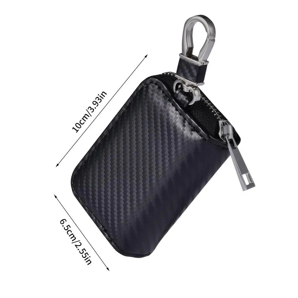 RFID Blocking Key Fob Pouch – Anti-Theft Car Key Signal Case Key Fob Signal Pouch Axl Black