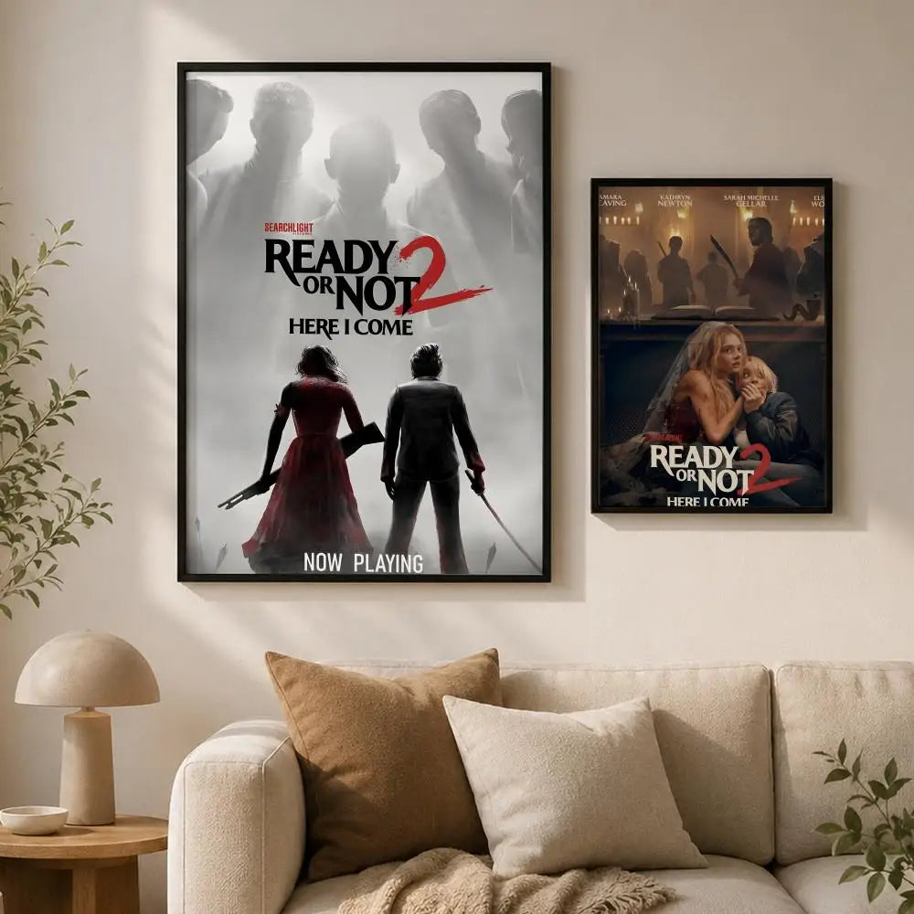 Ready or Not Game Poster – Self-Adhesive HD Wall Art Decor Gaming Wall Poster Axl