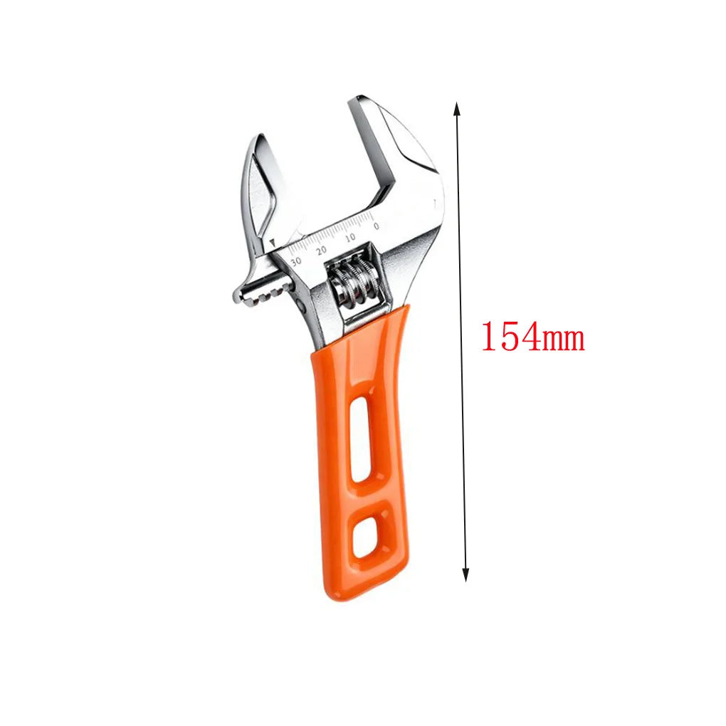 Short Handle Adjustable Ratchet Wrench 6/8" | Pipe Wrench Tool Adjustable Pipe Wrench Axl 6inch China Mainland