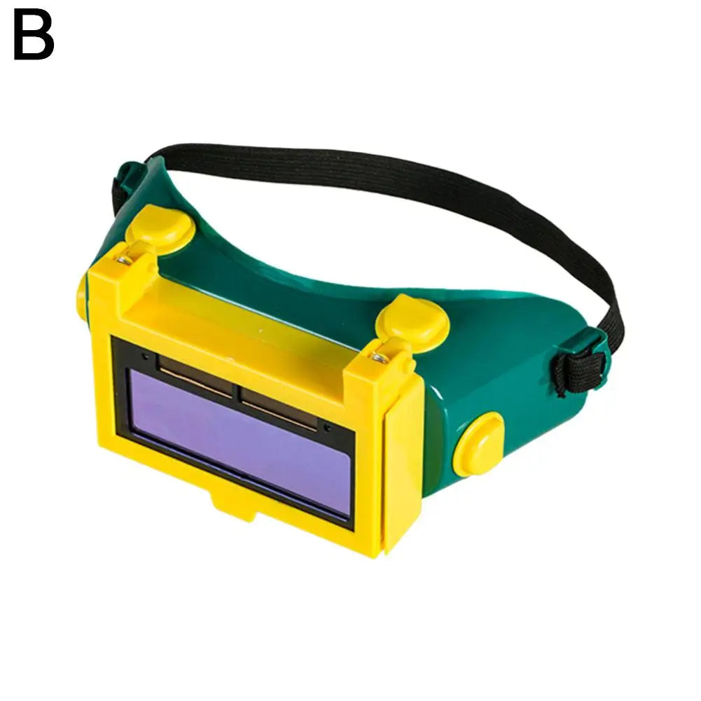 Solar Auto-Darkening Welding Helmet – UV & Arc Protection Welding Helmet Axl Yellow