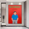 Joan Cornella Art Poster – Self-Adhesive Waterproof HD Wall Art Art Wall Poster Axl z11 50X70cmNoframe