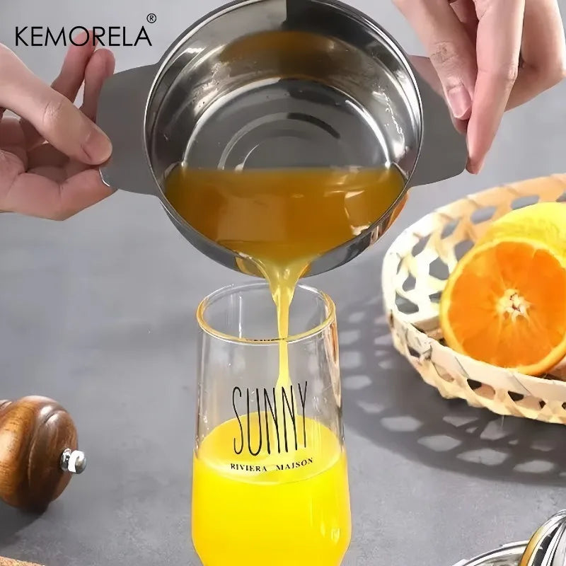 KEMORELA Stainless Steel Manual Lemon Squeezer & Juicer Citrus Juicer Axl