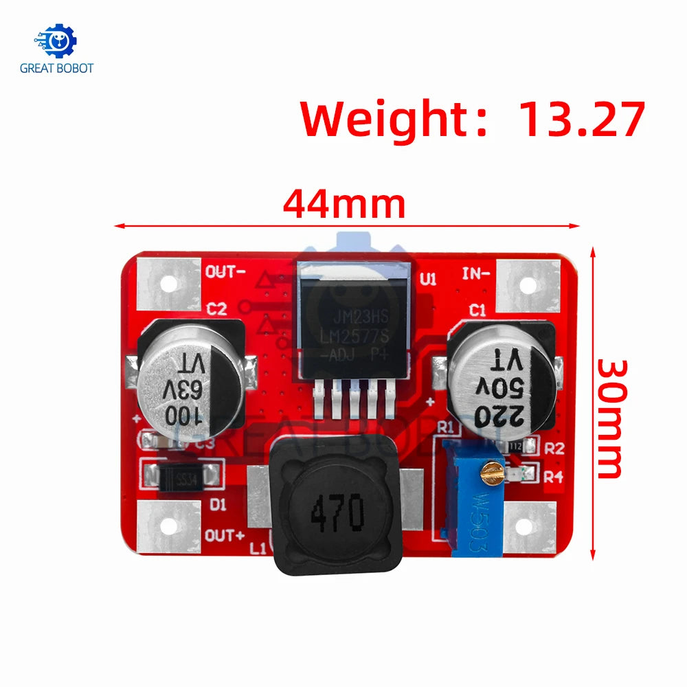 LM2577 DC-DC Boost Converter Module 3.5–35V In 5–56V 3A Boost Converter Module Axl