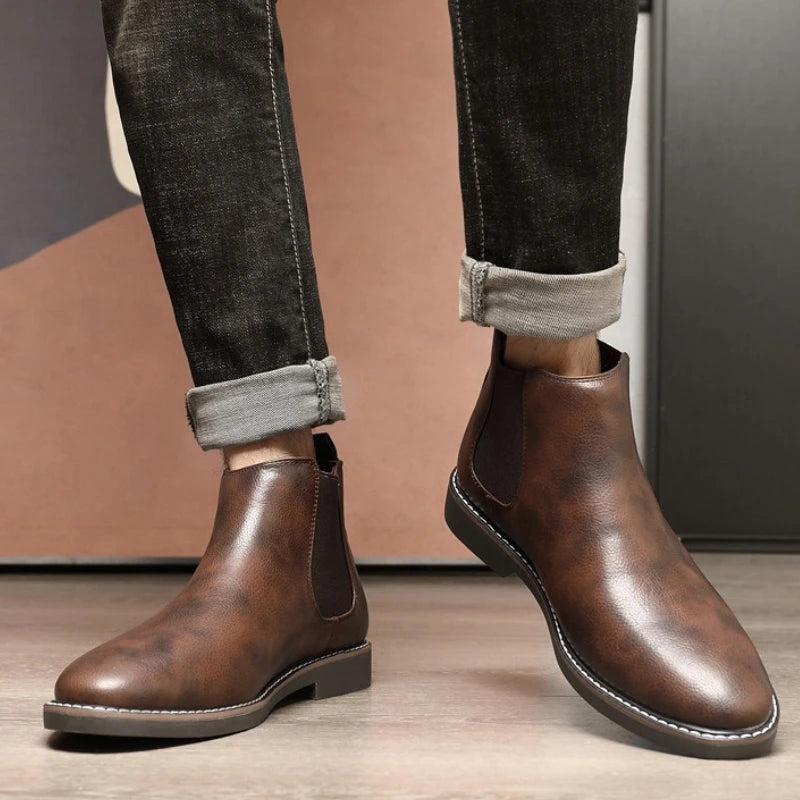 Men's Chelsea Boots – British Style Slip-On Ankle Boots Men's Chelsea Boots Axl