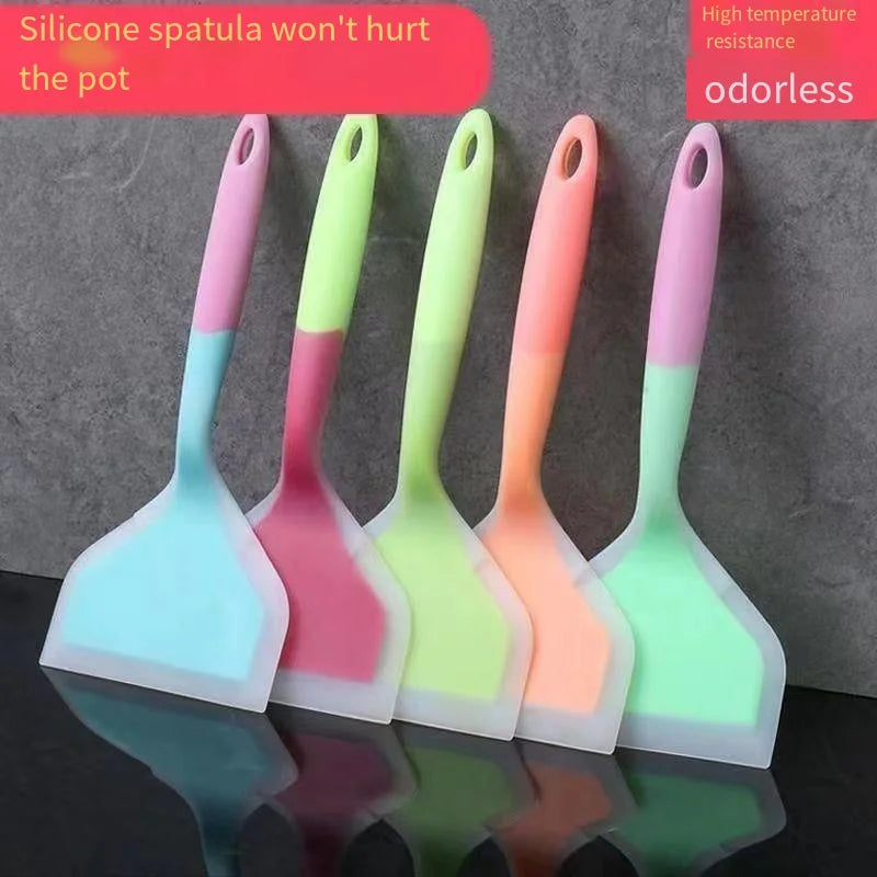 Wide Silicone Non-Stick Spatula – Kitchen Scraper Cooking Tool Silicone Spatula Axl