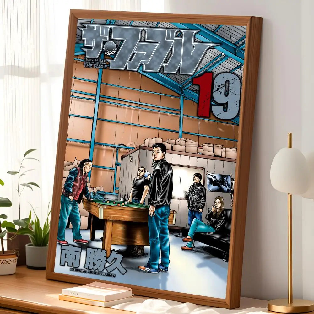 The Fable Manga Wall Poster – Self-Stick HD Waterproof Decor Wall Art Poster Axl