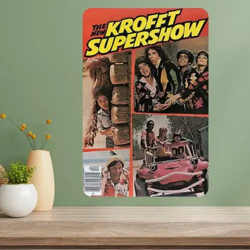 Krofft Supershow Classic TV Retro Metal Poster Sign | Wall Décor Metal Wall Sign Axl aluminum sign aluminum 14x20cm