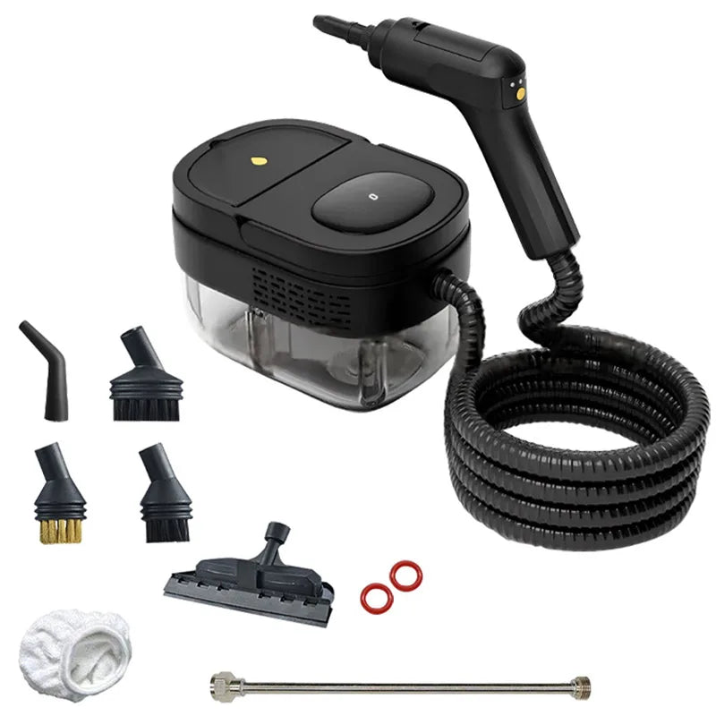 BALASHOV 2500W Handheld Steam Cleaner 1600ml – Car & Home Handheld Steam Cleaner Axl black 220 V