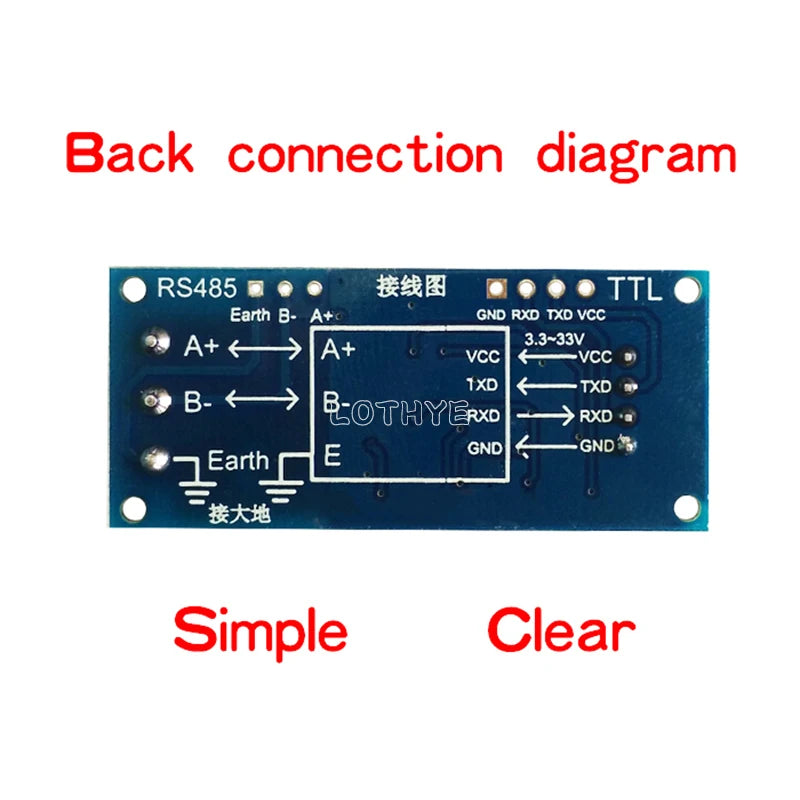 TTL to RS485 Converter Module – Auto Flow Control for Arduino Serial Converter Module Axl