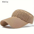 Women's Knitted Wide Brim Sun Hat – Breathable Beach Cap Women's Sun Hat Axl Khaki-1pc