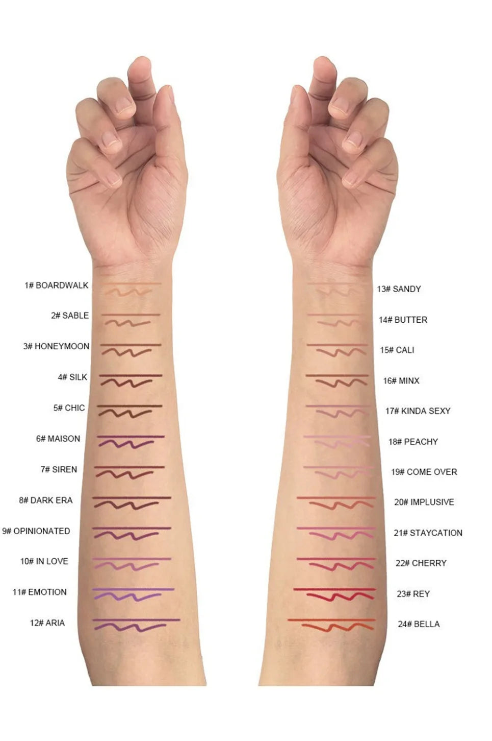 Waterproof Matte Lip Liner Pencil – Vegan & Long-Lasting Lip Liner Pencil Axl