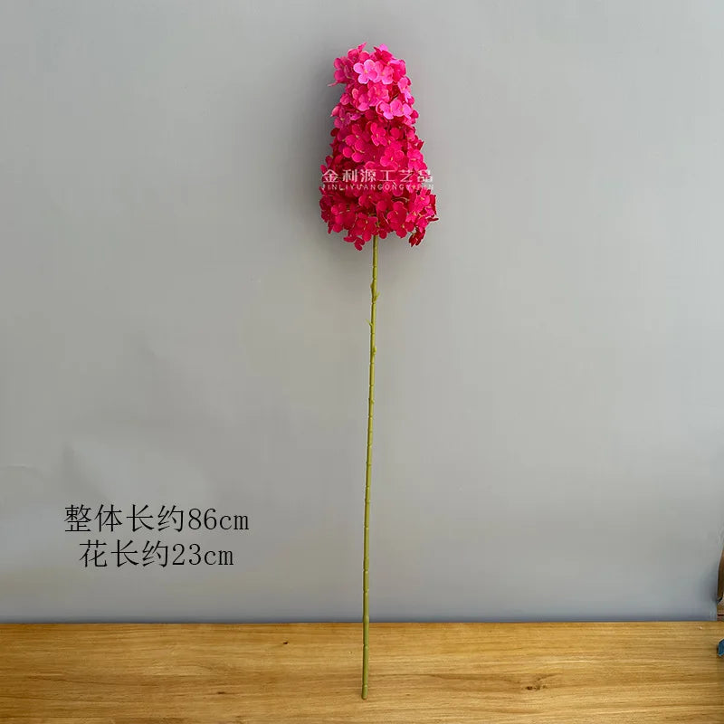 Artificial Hydrangea Flower Branch 87cm Silk Hortensia Stem Artificial Flower Stem Axl