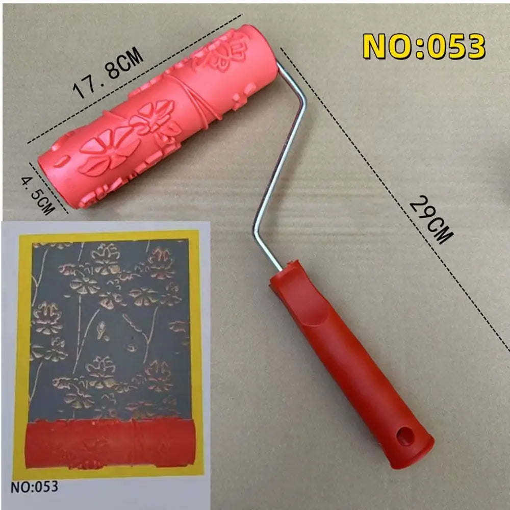 Wood Grain Paint Roller – DIY Texture Wall Painting Tool Paint Texture Roller Axl
