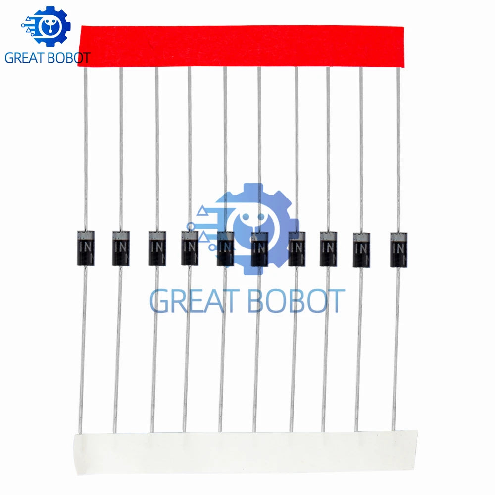 100Pcs Diode Assortment Kit – 8 Values Schottky & Rectifier Set Diode Assortment Kit Axl