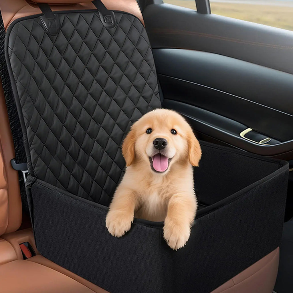 Pet Car Seat Cushion – Dog Booster Cover for Back & Front Seat Pet Car Seat Cover Axl