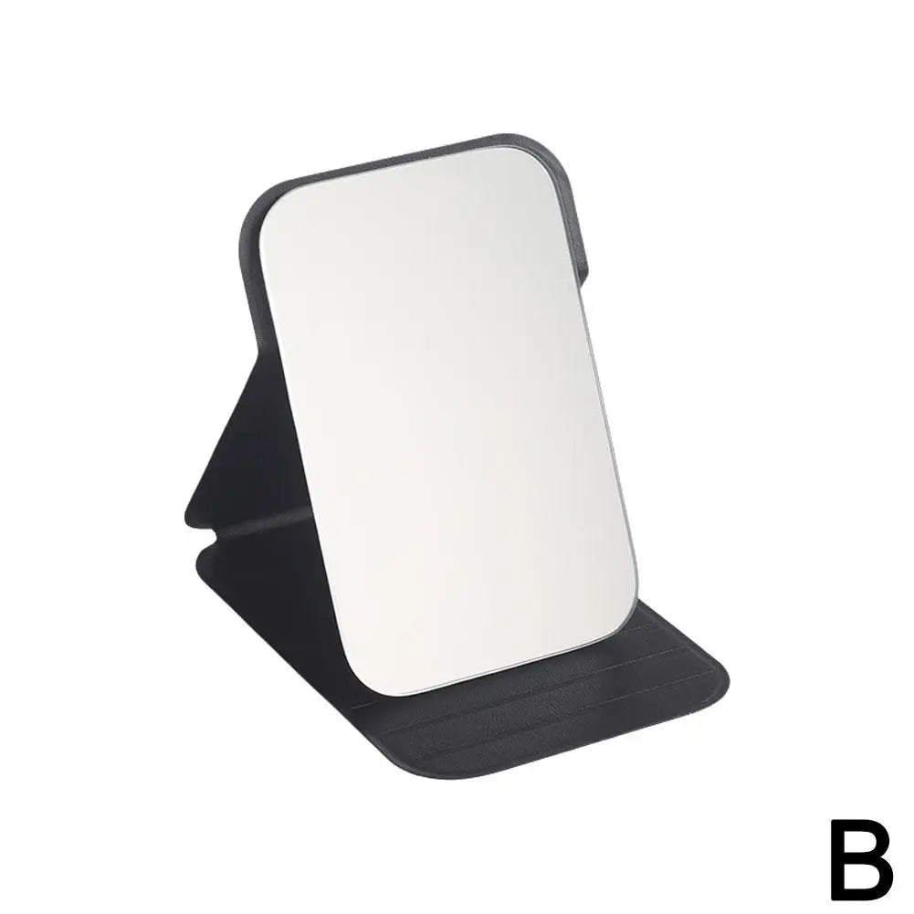 Foldable Compact Pocket Mirror – Portable Mini Makeup Mirror Compact Makeup Mirror Axl black