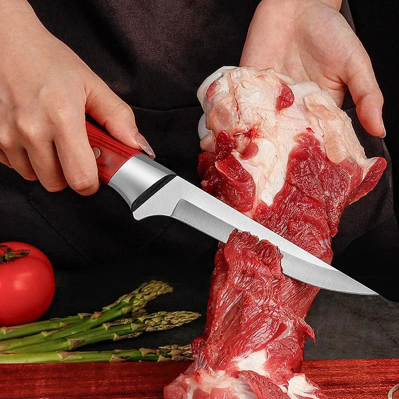 Professional 12" Stainless Steel Boning Knife – Butcher Knife Boning Knife Axl