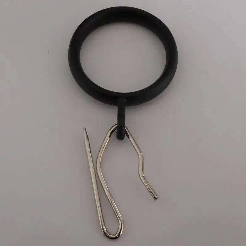 100-Pack S-Type Stainless Steel Curtain Hooks & Window Holdbacks Curtain Hooks Axl