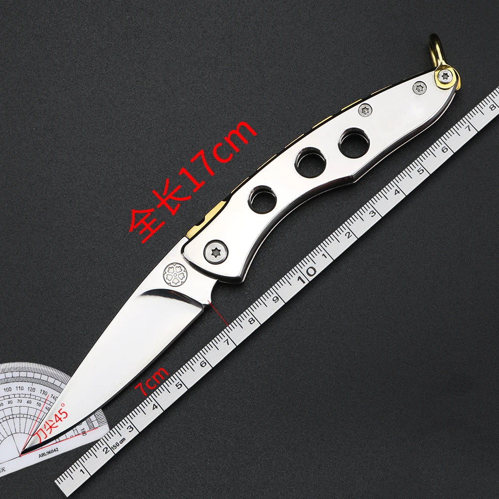 XUAN FENG D2 Steel Folding Knife – EDC Camping Survival Folding Pocket Knife Axl