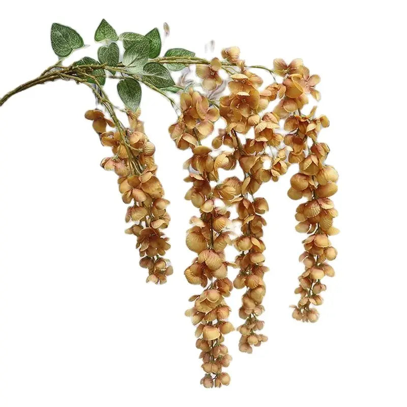 Artificial Wisteria Hanging Flower Strings – 6 Stem Wall Decor Artificial Hanging Flowers Axl