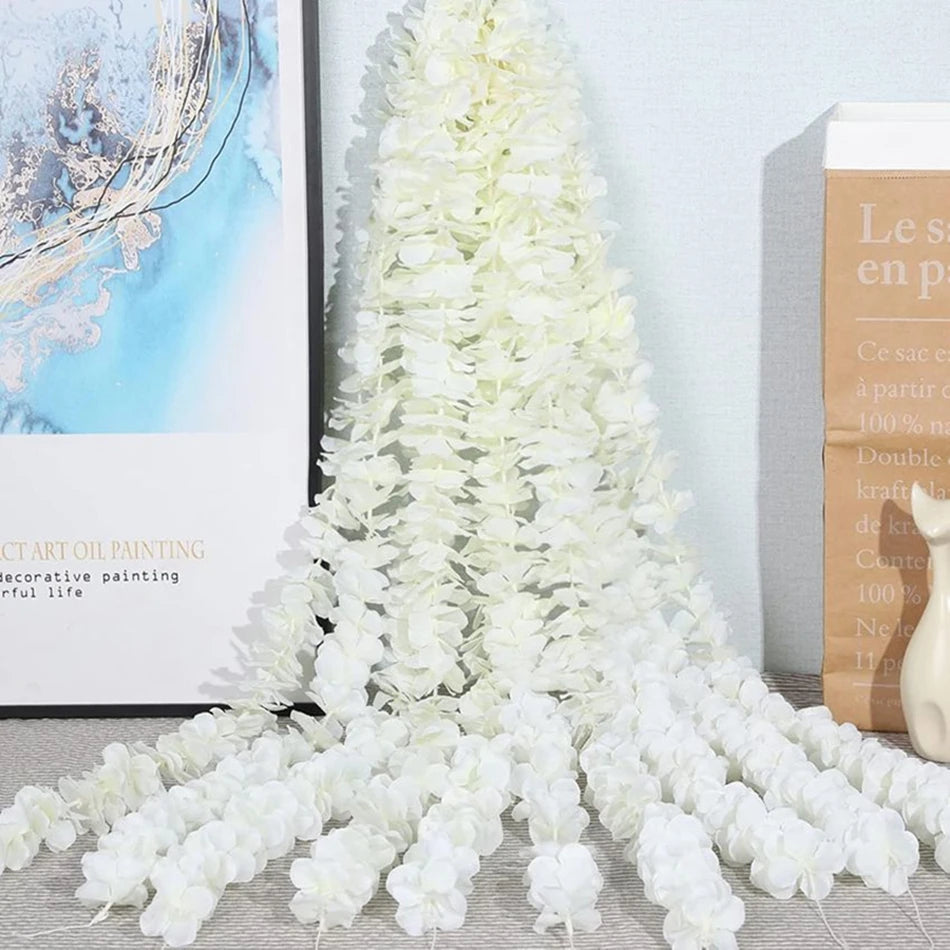 Silk Sakura Flower Garland – Wedding Arch & Home Wall Décor Artificial Flower Garland Axl