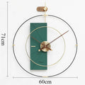Large Nordic Silent Wall Clock – 60cm Modern Minimalist Acrylic Silent Wall Clock Axl 1 Circle