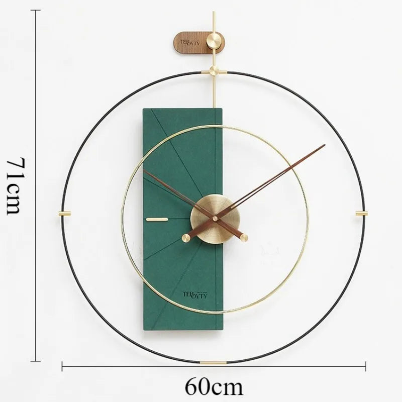 Large Nordic Silent Wall Clock – 60cm Modern Minimalist Acrylic Silent Wall Clock Axl 1 Circle