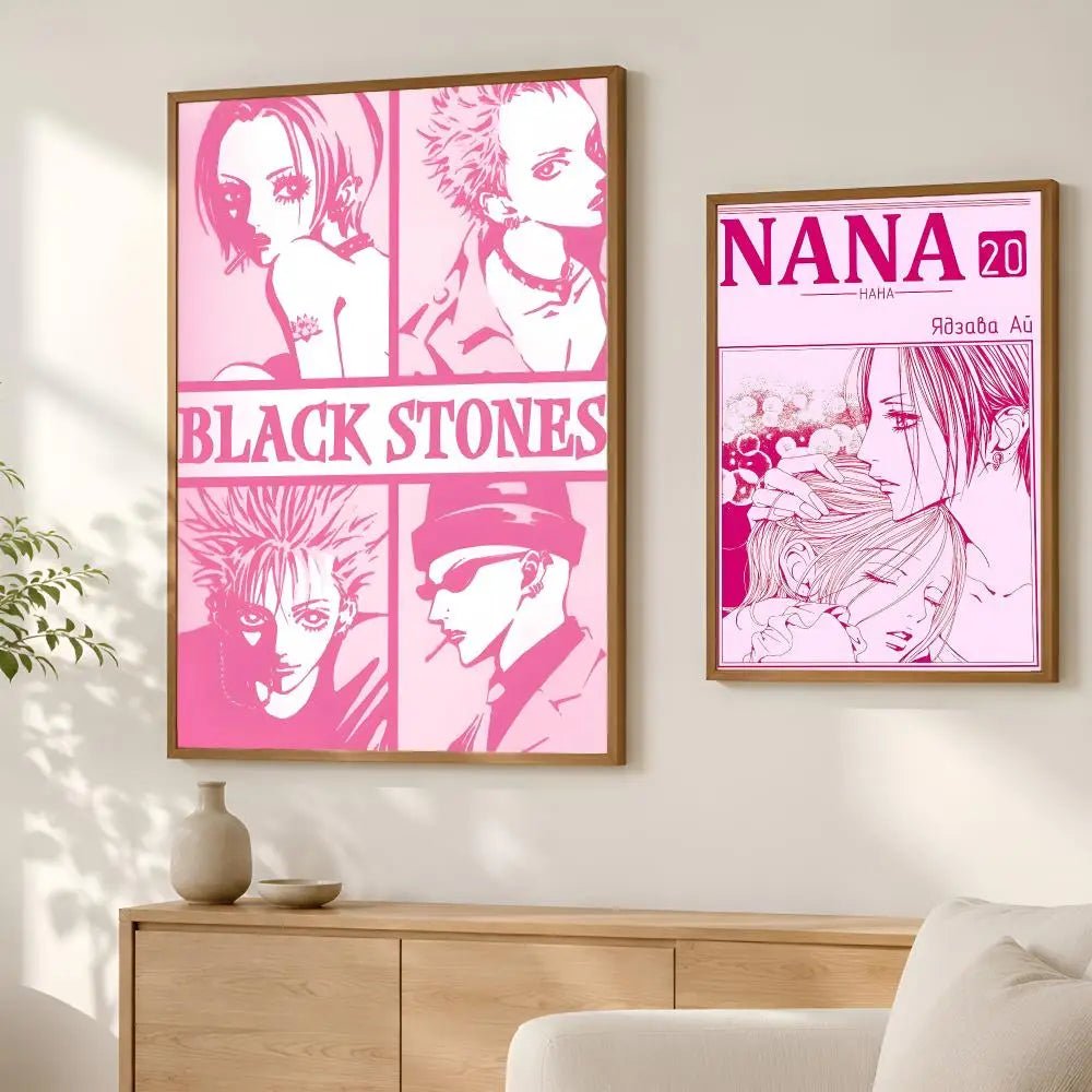 Anime Nana Self-Stick HD Wall Poster – Waterproof Room Decor Wall Art Poster Axl
