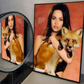 Megan Fox Self-Adhesive HD Poster Sticker | Modern Wall Art Wall Art Sticker Axl Black2 15X20cmNoframe