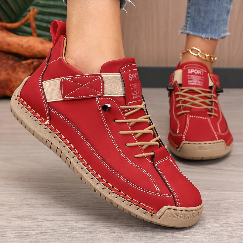 AZGB Women's Waterproof Ankle Boots – Lace-Up Casual Style Women's Ankle Boots Axl