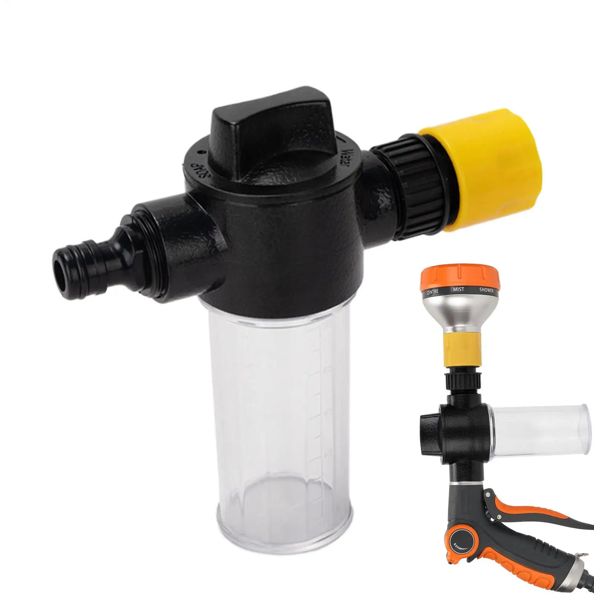 Water Hose Nozzle Sprayer – 100ml Fertilizer & Foam Dispenser Garden Hose Sprayer Axl Default Title