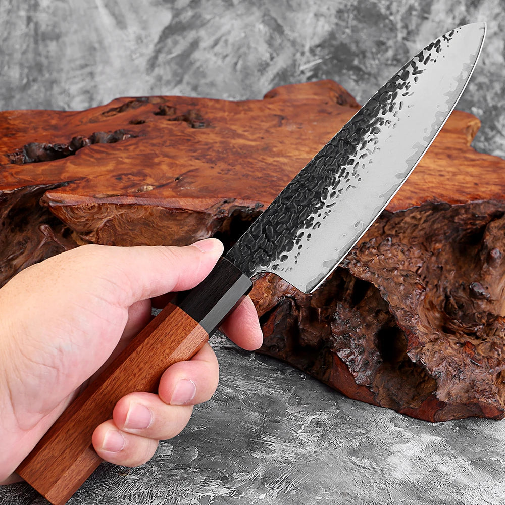 XITUO 1–7 Pc Japanese Chef Knife Set | 3-Layer Steel Blades Kitchen Knife Set Axl